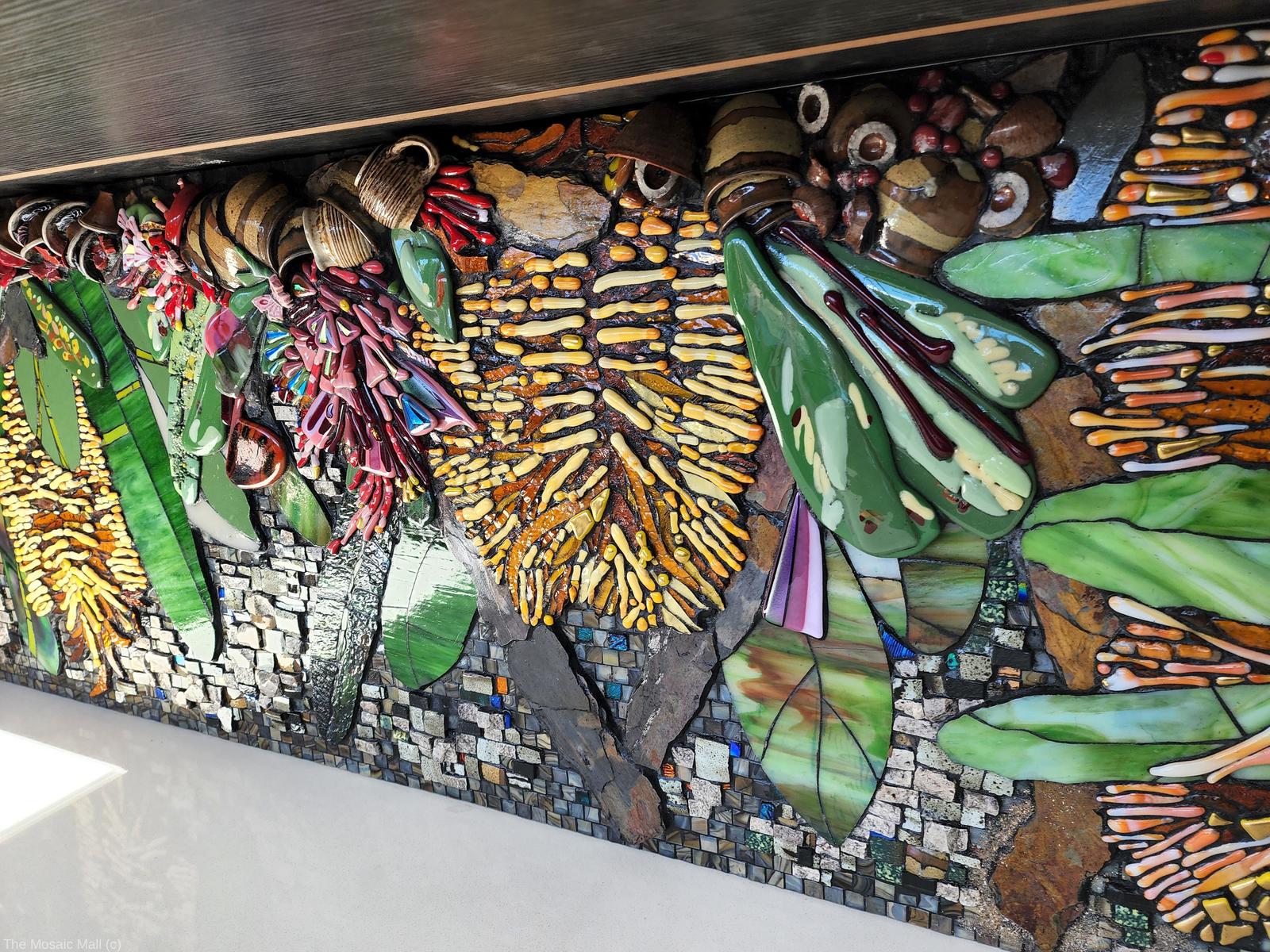 Mosaic Commission Kitchen Mosaic Mural Backsplash by OzMosaics (c)