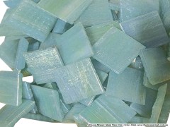 Green glow mosaic glass tile